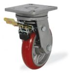 Колёсная опора KAMA 5102-D2OR-150-F09 с тормозом
