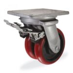 Колёсная опора KAMA 6702-K2OR-150-F09 с тормозом